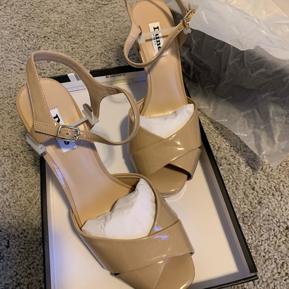 Dune London Marleen Patent Leather Peep Toe Heel - Picture 12 of 14